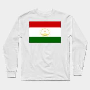 Tajikistan  flag Long Sleeve T-Shirt